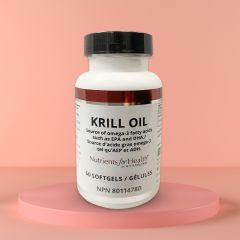 Krill Oil 500mg: 60 Softgels