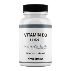 Vitamin D3 2000 IU: 60 softgels